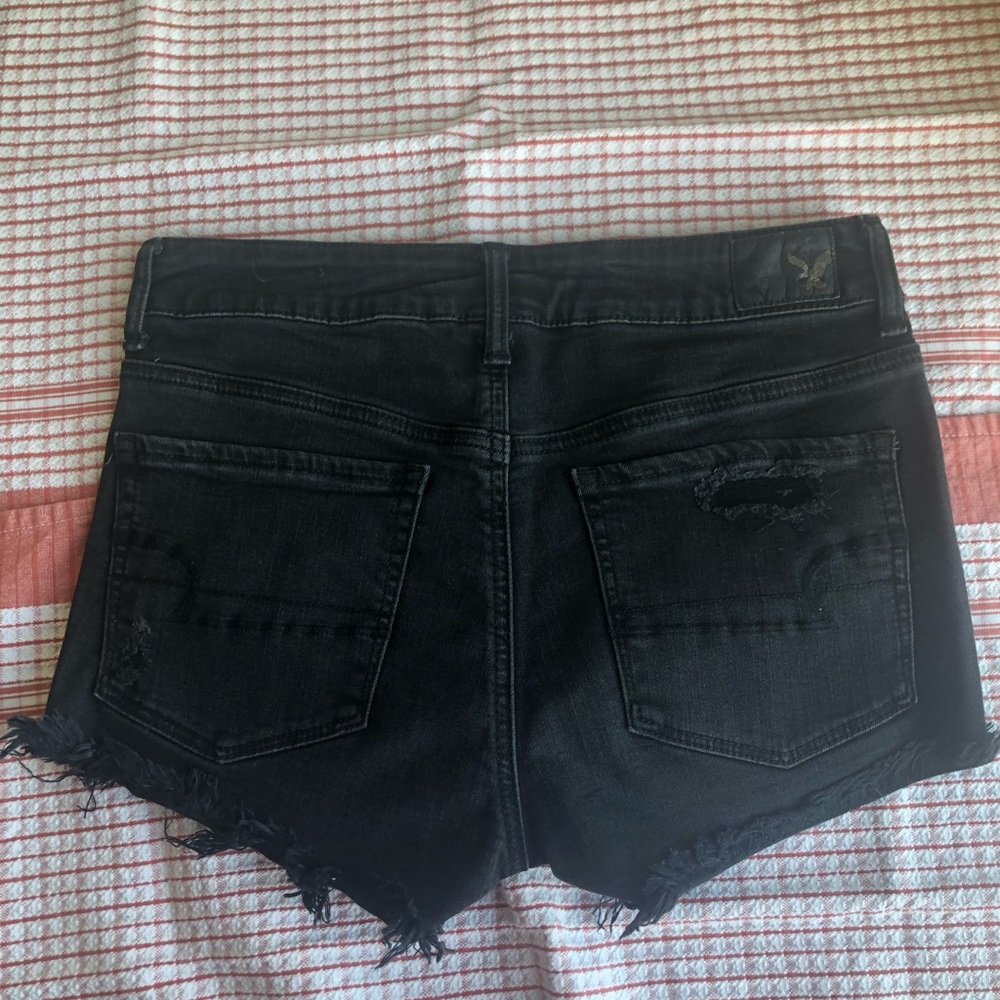 AEO Hi Rise Shortie Shorts